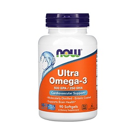 NOW Ultra Omega-3 90 softgels