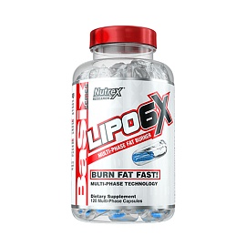 Nutrex Lipo6X 120 Multi-Phase Capsules