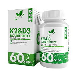 NaturalSupp K2&D3 Double Effect 60 caps