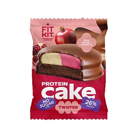 FitKit Protein Cake Twisted 50 g Rum & Pomegranate