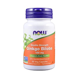 NOW Ginkgo Biloba 120 mg 50 veg caps