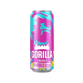 Энергетический Напиток Gorilla Energy 450 ml Bubble Gum 