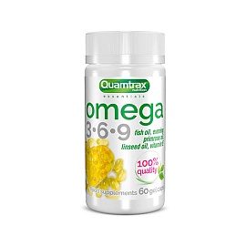 Quamtrax Nutrition Omega 3-6-9 60 gel caps