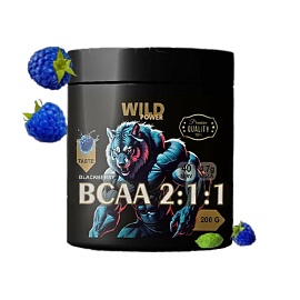 Wild Power BCAA 2:1:1 200 g Blacberry 