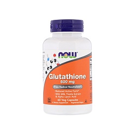 NOW Glutathione 250 mg 60 Veg Caps 