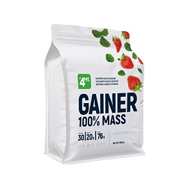 all4ME Gainer 100% Mass 3000 g Strawberry