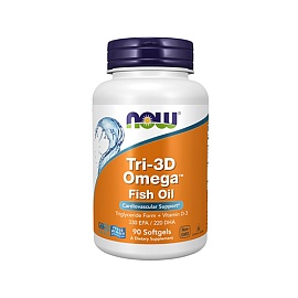 NOW Tri-3D Omega 90 Softgels