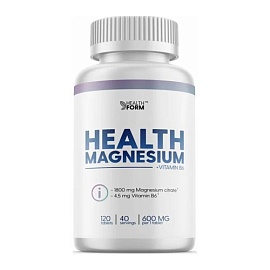 Health Form Magnesium +Vitamin B6 120 tabl