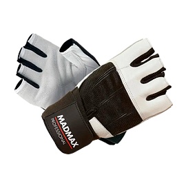 Mad Max Перчатки "Professional" MFG269 Белый-черный M