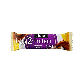 Ё|батон 2xProtein Bar 50 g Со вкусом кокоса 