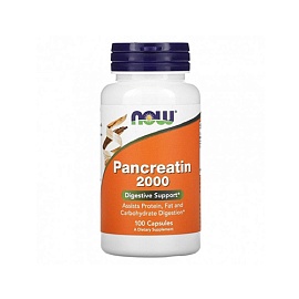 NOW Pancreatin 2000 100 Caps