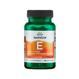 Swanson Natural E-200 IU 134.2 mg 100 softgels  