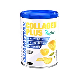 Quamtrax Nutrition Collagen plus peptan 350 g Lemon