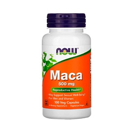 NOW MACA 500 mg 100 veg capsules