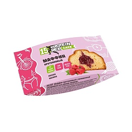 Protein Rex Cake 40 g Мафин протеиновый, Лесная малина