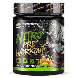 Syntime Nutrition Nitro Pre Workout 300 g Citrus Mix 