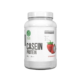 Nature Foods Casein Protein 900 g Strawberry 