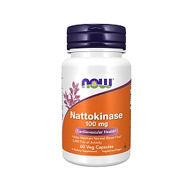 NOW Nattokinase 100 mg 60 Veg Caps 
