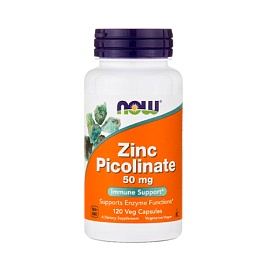 NOW Zinc Picolinate 50 mg 120 veg caps