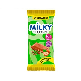 Snaq Fabriq Milky Chocolate 75 g Milk Chocolate + Hazelnut