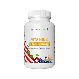 Vitamin Garden Vitamin C 500 mg Basic Daily 90 Caps 