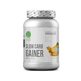 Nature Foods Slow Carb Gainer 1000 g Banana 