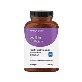 MindlyLecithin + E Vitamin 60 Softgels 