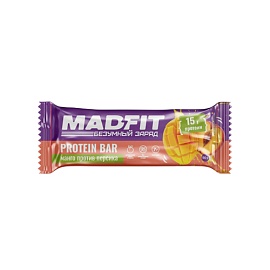 Mad Fit Protein Bar 50 g Манго против персика