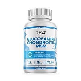 Health Form Glucosamine Chondroitin MSM 90 tabl