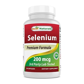 Best Naturals Selenium 200 mcg 30 capsules 