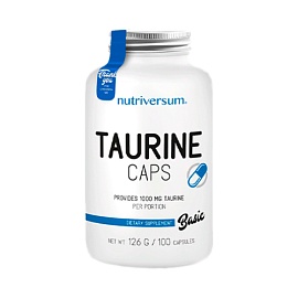 Nutriversum Taurine Caps 100 capsules 