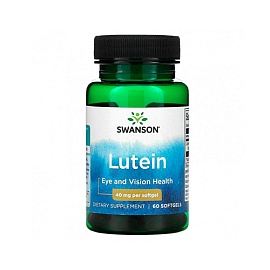 Swanson Lutein 40 mg 60 softgels 