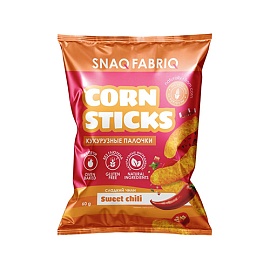 Snaq Fabriq Corn Sticks 60 g Sweet Chili 
