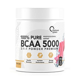 Optimum System 100% Pure BCAA 5000 200 g Bubble Gum 