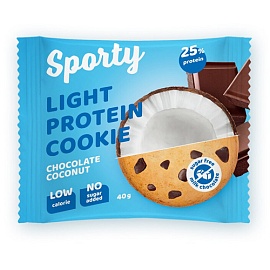 Sporty Light Protein Cookie 40 g Chocolate Coconut 