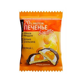 Ё|батон Печенье 20% Souffle 50 г Миндаль-апельсин