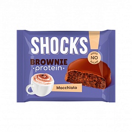 Fitnes Shock Protein Brownie 50 g Macchiato