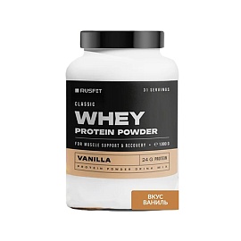 Rusfit Whey Protein Powder 1000 g Vanilla 