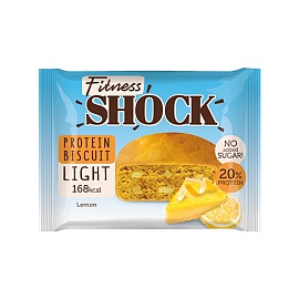 Fitnes Shock Protein Biscuit 40 g Lemon