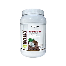 Steeltime Nutrition Whey 900 g Chocolate Coconut