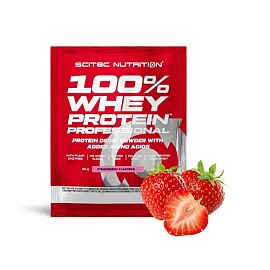 Scitec Nutrition 100% Whey Protein Proffessional 30 g Strawberry