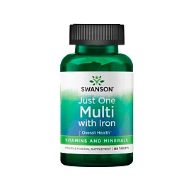 Swanson Multi With Iron 130 tablets 
