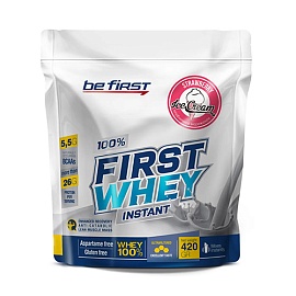 Be First First Whey Instant 420 g Strawberry Ice Cream 