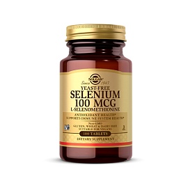 Solgar Yeast-Free Selenium 100 mcg 100 Tabl