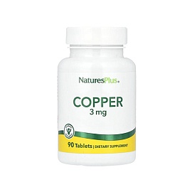 NaturesPlus Copper 3 mg 90 tabl 