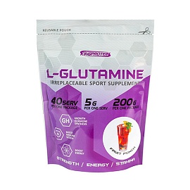 KingProtein L-glutamine 200 g Fruit Punch