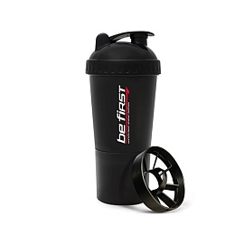 Шейкер Be First 3 в 1  600 мл (TS 1223) Черный