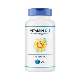 SNT Vitamin D-3 5000 IU 90 softgels 