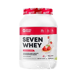 Seven Food Seven Whey 908 g Strawberry Dessert 