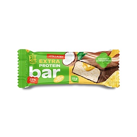 FitKit Protein Bar +Collagen EXTRA 60 g Coconut&Pineapple